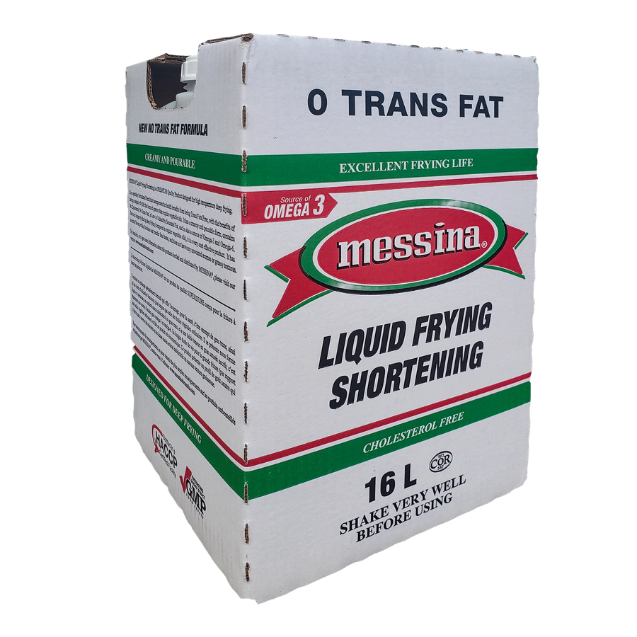 Messina Liquid Vegetable Fry Shortening - 2 x 16 L - Grocery and Food Items - Canadian Distribution