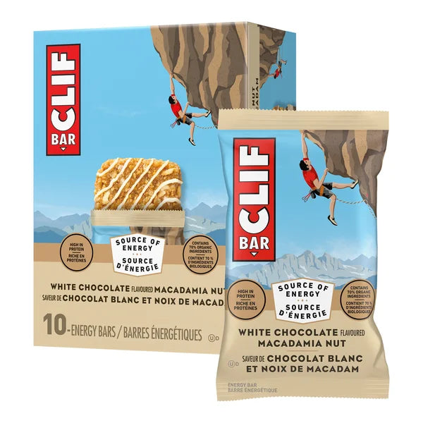 Macadamia Bar - 40 x 68 g - Clif - Canadian Distribution