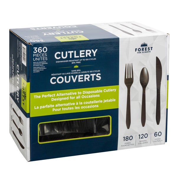 Forest for Climate Assorted Reusable Cutlery - Grocery and Food Items - Canadian Distribution