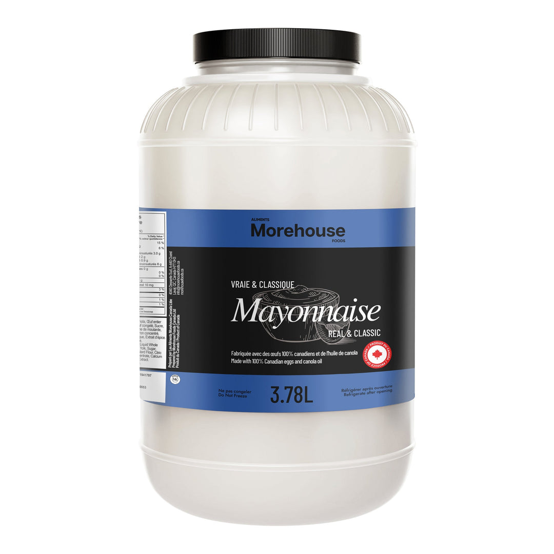 Morehouse Real Mayonnaise - 4 x 3.8 L - Grocery and Food Items - Canadian Distribution