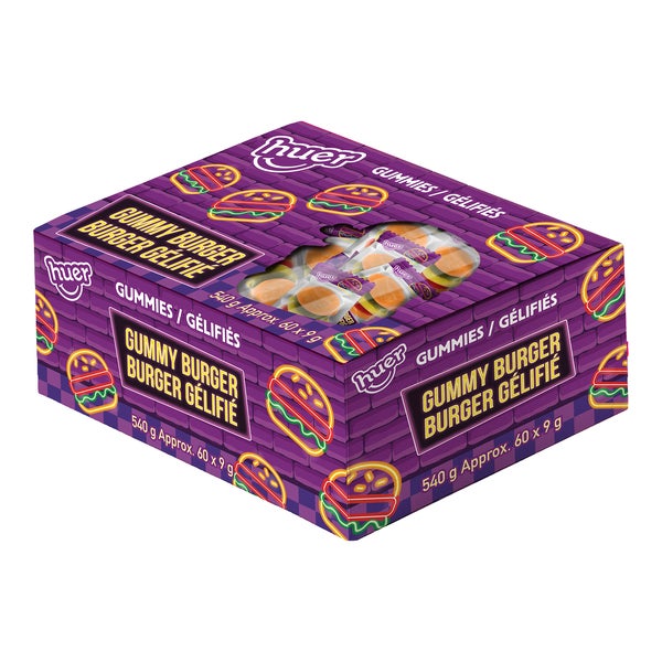 Gummy Burger - 240 x 9 g - Huer - Canadian Distribution