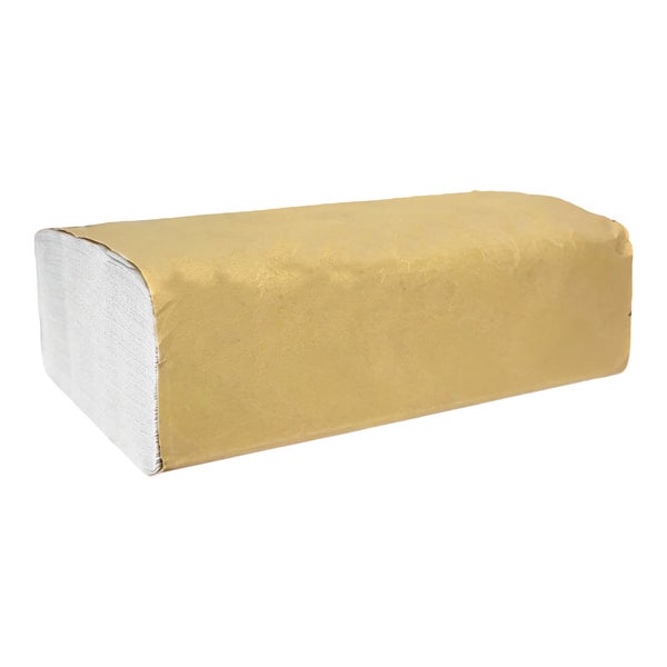 Everest Pro Signature White Singlefold Hand Towel - 16 packages × 250 sheets  - Disposables, Restaurant Packaging and Take-Out Supplies - Canadian Distribution - Ships Free Within Canada on Orders Above CAD $199