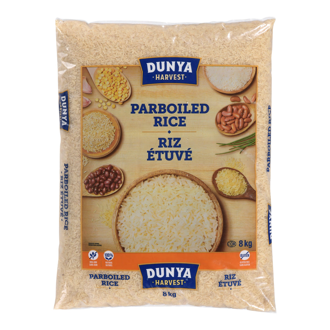 Dunya Harvest Parboiled Rice - 4 x 8 kg - Grocery and Food Items - Canadian Distribution