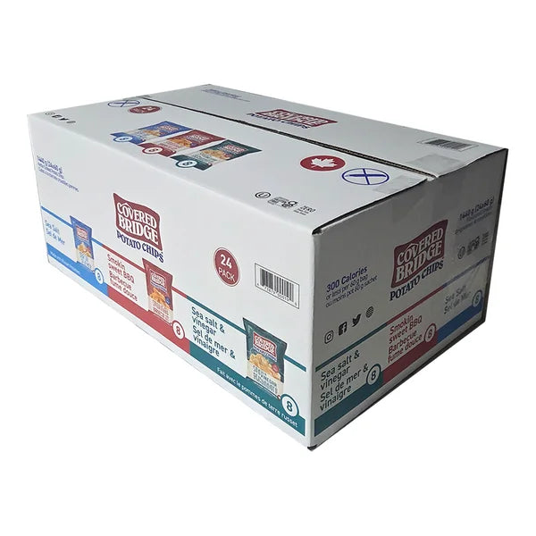 Variety Pack - 96 x 60 g - Covered Bridge - Canadian Distribution - Ships Free Within Canada on Orders Above CAD $199