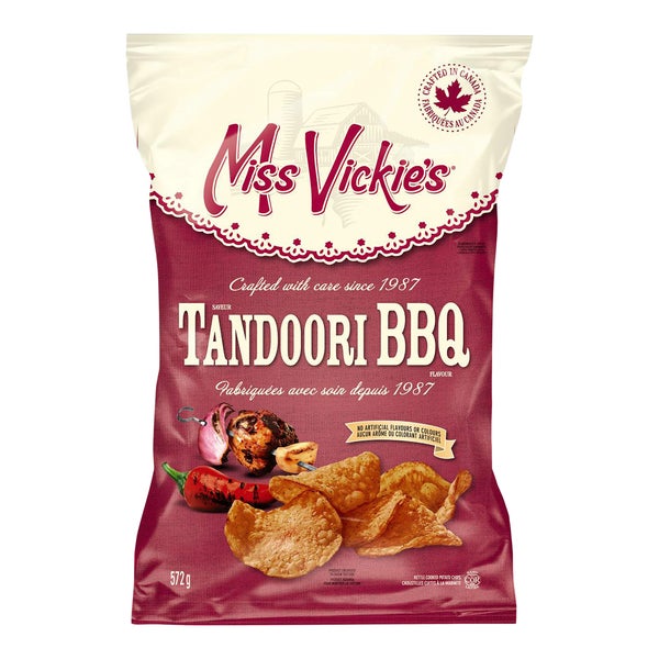 Tandoori BBQ Chips - 4 x 572 g - Miss Vickie's - Canadian Distribution