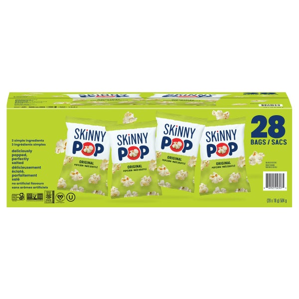 Popcorn - 112 × 18 g - SkinnyPop - Canadian Distribution