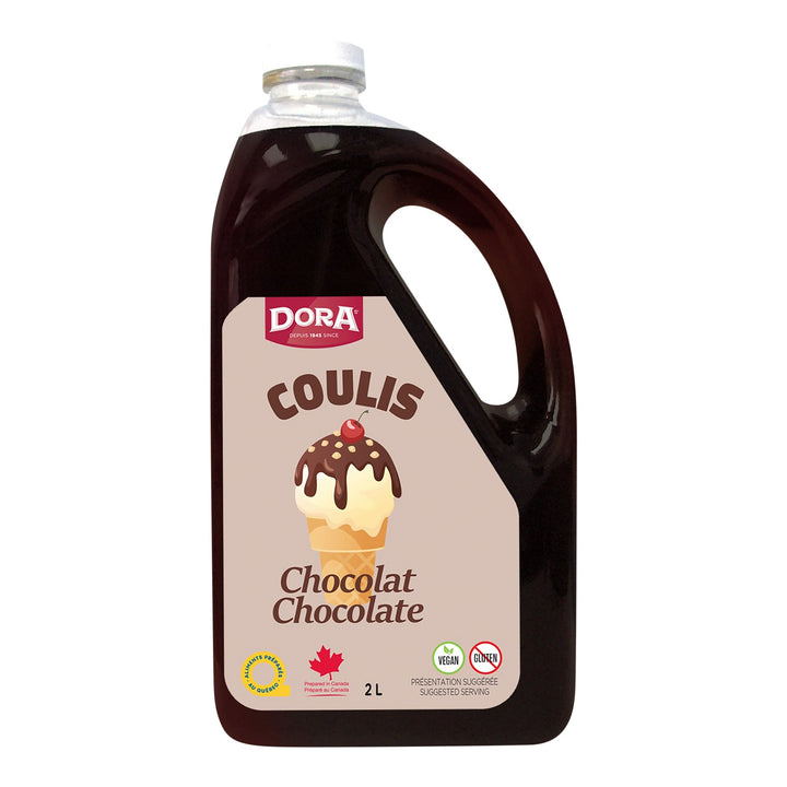 Dora Chocolate Dessert Topping - 4 x 2 L - Grocery and Food Items - Canadian Distribution