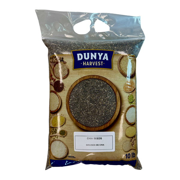 Dunya Harvest Chia Seeds - 4 x 4.54 kg - Grocery and Food Items - Canadian Distribution