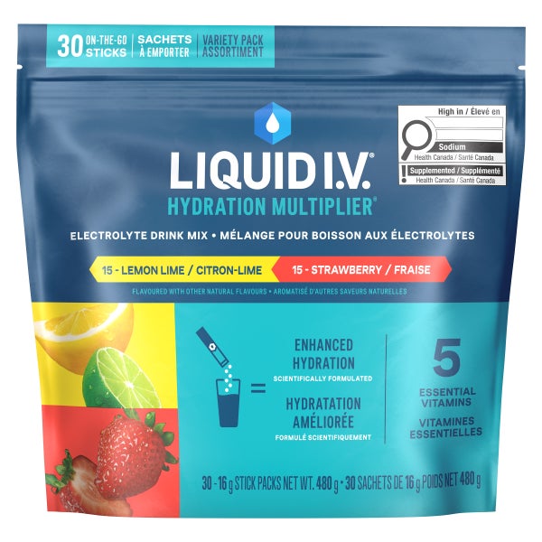 Variety Pack - 30 x 16 g - Liquid I.V. - Health and Wellness - Canadian Distribution