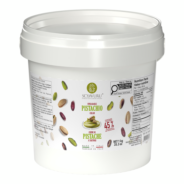 Scyavuru Pistachio Cream - 4 x 1kg - Grocery and Food Items - Canadian Distribution