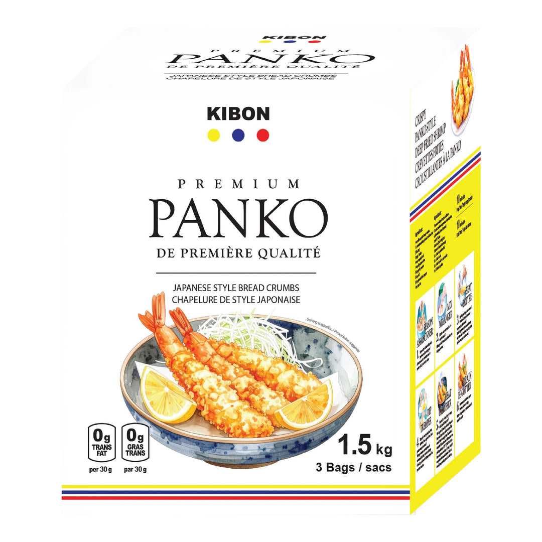Kibon Panko Bread Crumbs - 4 x 1.5 kg - Grocery and Food Items - Canadian Distribution