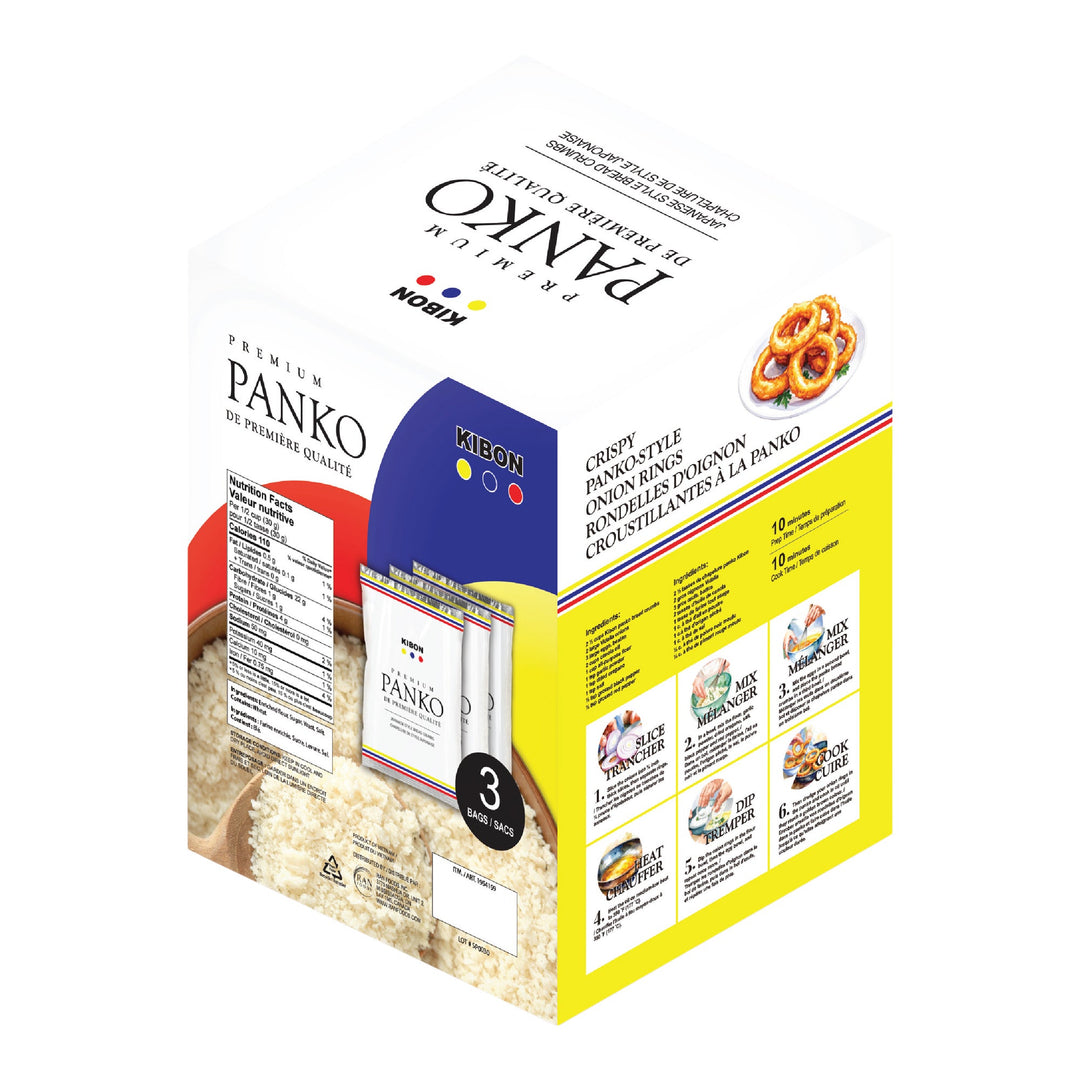 Kibon Panko Bread Crumbs - 4 x 1.5 kg - Grocery and Food Items - Canadian Distribution - Ships Free Within Canada on Orders Above CAD $199