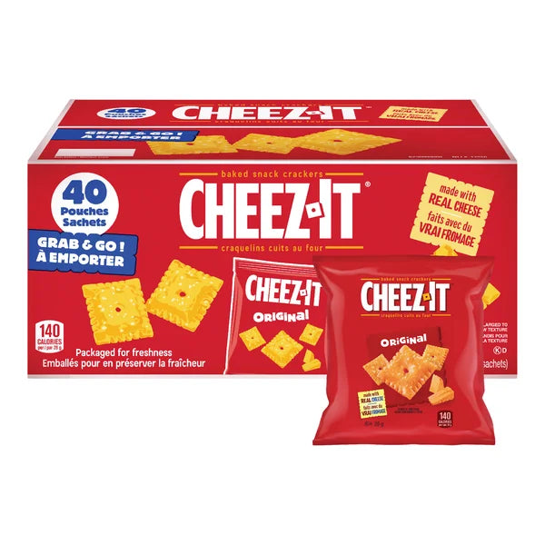 Original Crackers - 160 x 28g - Cheez-IT - Canadian Distribution