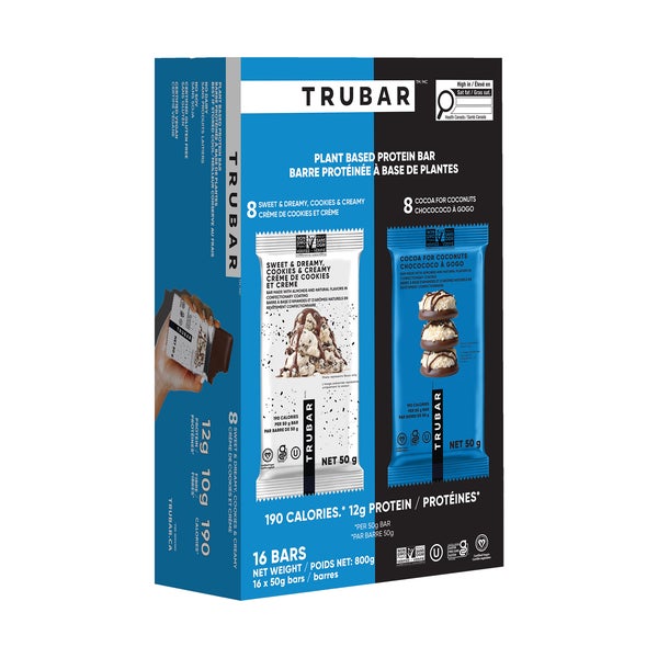 Cocoa for Coconuts & Cookies & Cream - 64 × 50 g - Trubar - Canadian Distribution