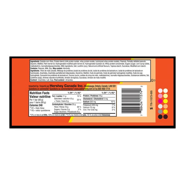 One Protein Bar - 48 x 60 g - Reese - Canadian Distribution - Ships Free Within Canada on Orders Above CAD $199