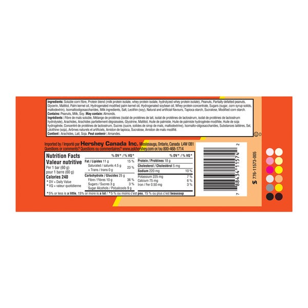 One Protein Bar - 48 x 60 g - Reese - Canadian Distribution - Ships Free Within Canada on Orders Above CAD $199