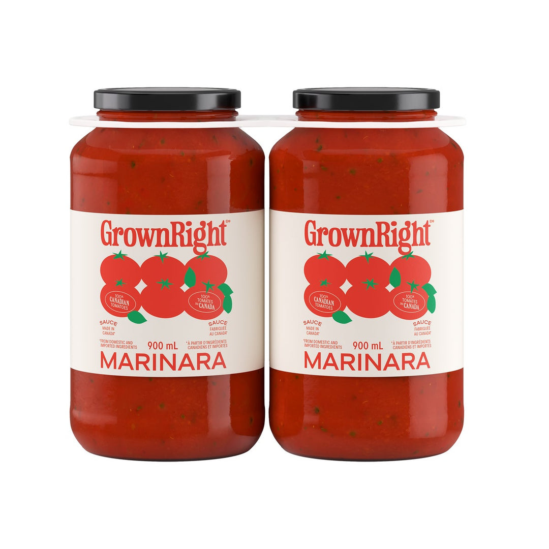 Grown Right Marinara - 8 × 900 mL - Grocery and Food Items - Canadian Distribution