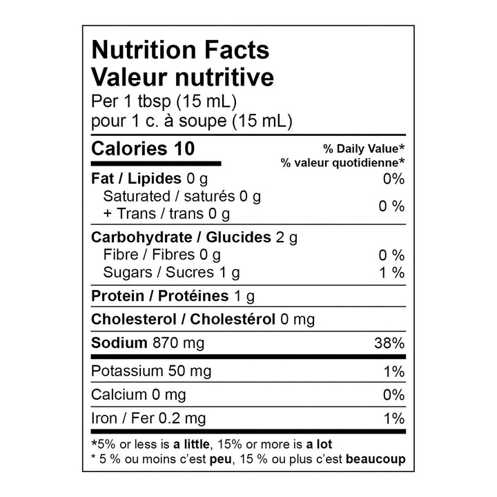Hoya Soy Sauce - 8 × 1 L - Grocery and Food Items - Canadian Distribution - Ships Free Within Canada on Orders Above CAD $199