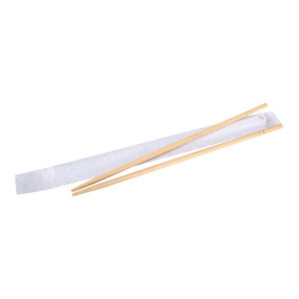 Individually Wrapped Bamboo 8.85" Round Chopsticks - Pack of 1000 - Grocery and Food Items - Canadian Distribution