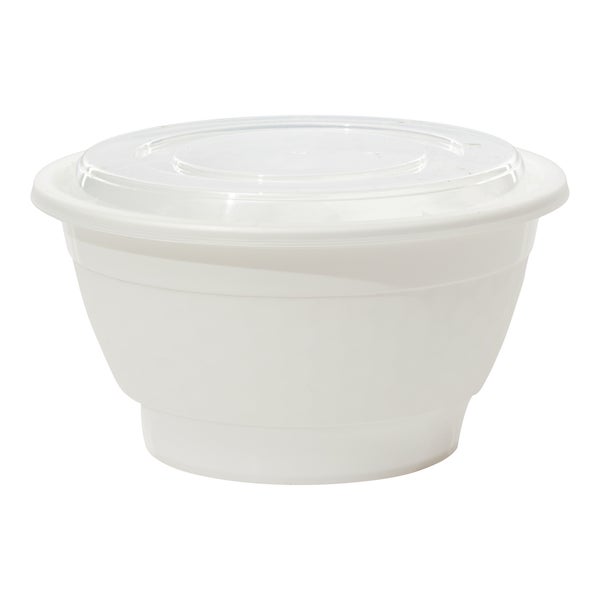Large Noodle Bowl 48 oz with Lid - Pack of 180 - Grocery and Food Items - Canadian Distribution