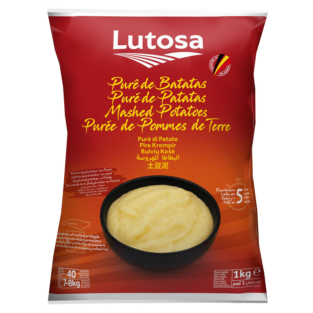 Lutosa Potato Flakes - 12 x 1 kg - Grocery and Food Items - Canadian Distribution - Ships Free Within Canada on Orders Above CAD $199