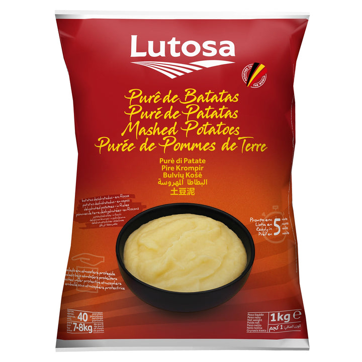 Lutosa Potato Flakes - 12 x 1 kg - Grocery and Food Items - Canadian Distribution - Ships Free Within Canada on Orders Above CAD $199