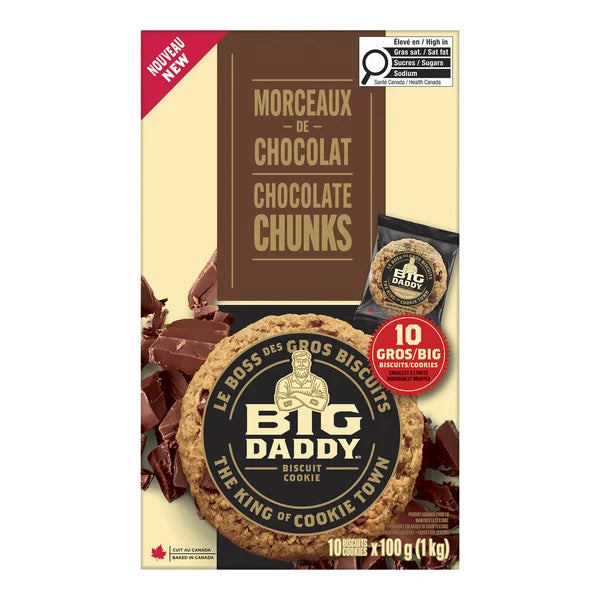 Chocolate Chuck - 40 x Packs - Big Daddy - Canadian Distribution