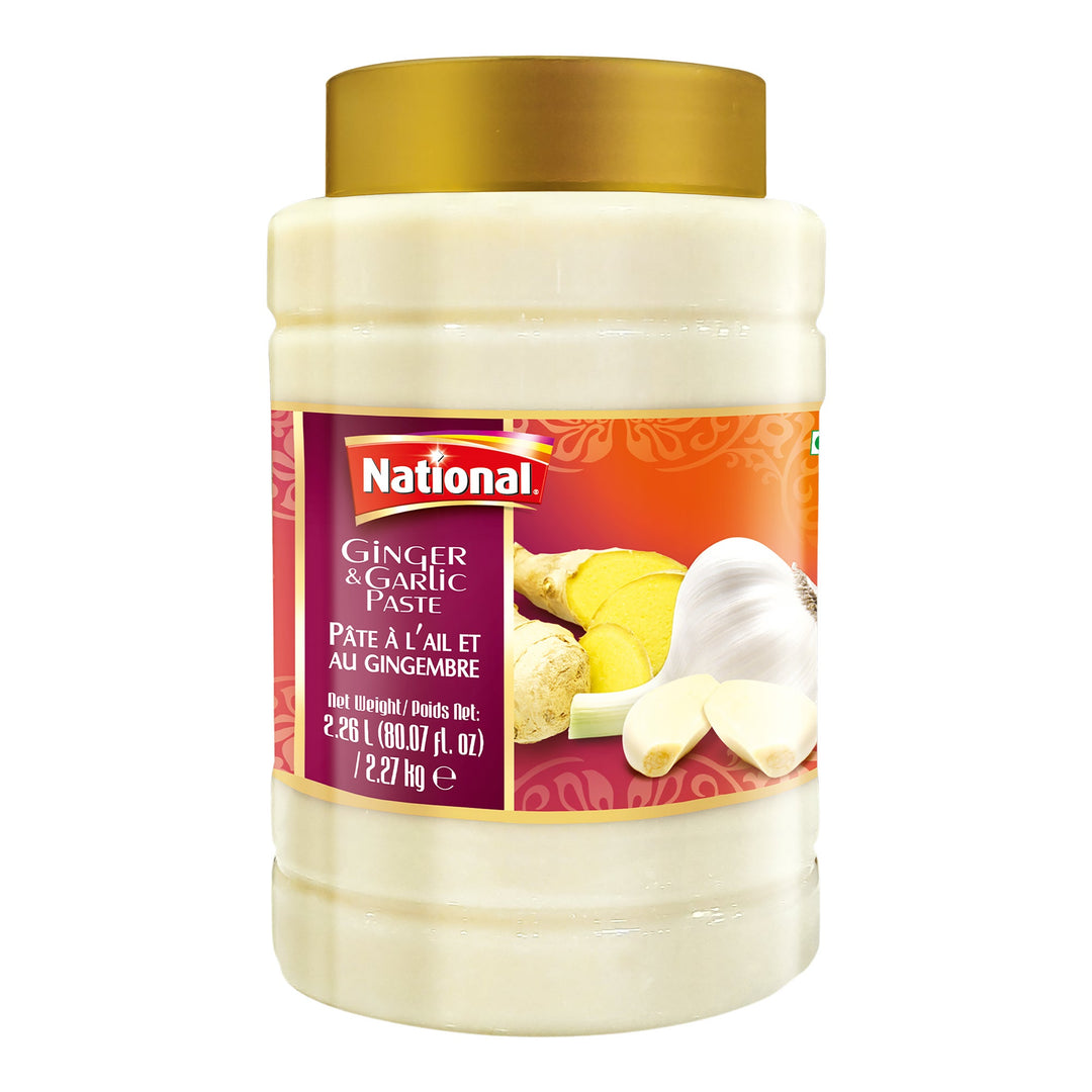National Ginger and Garlic Paste - 4 x 2.27 kg - Grocery and Food Items - Canadian Distribution