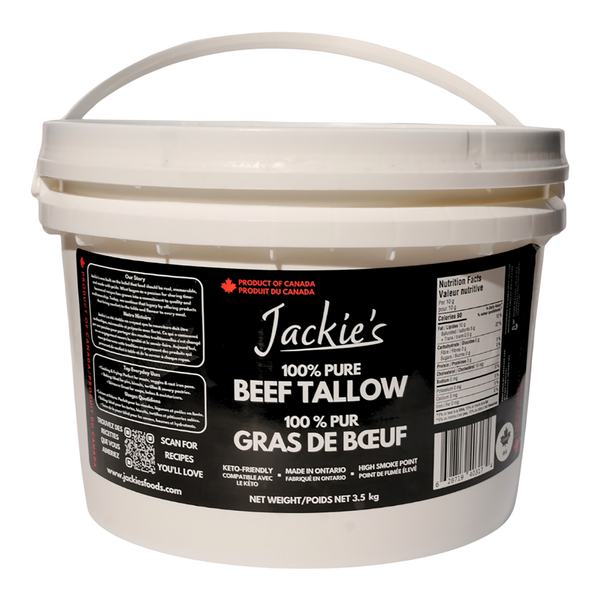 Jackie's Pure Beef Tallow - 4 x 3.5 kg - Grocery and Food Items - Canadian Distribution