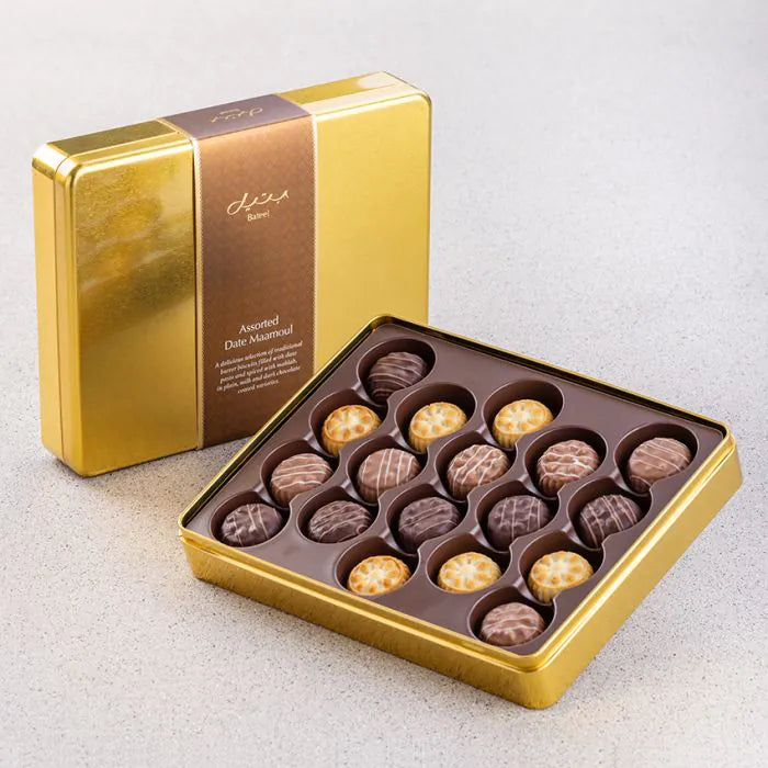 Premium Maamoul Tin - Bateel - Gourmet Gifts