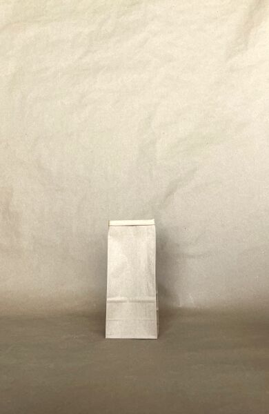 1/2lb Kraft Tin Tie Bag PLA Lined 3.38" x 2.5" x 7.75" 1000cs ASTMD6400