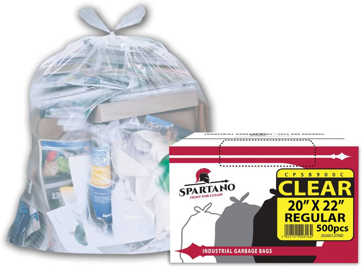 Spartano - Garbage Bags - Regular - Clear - 20"x22"