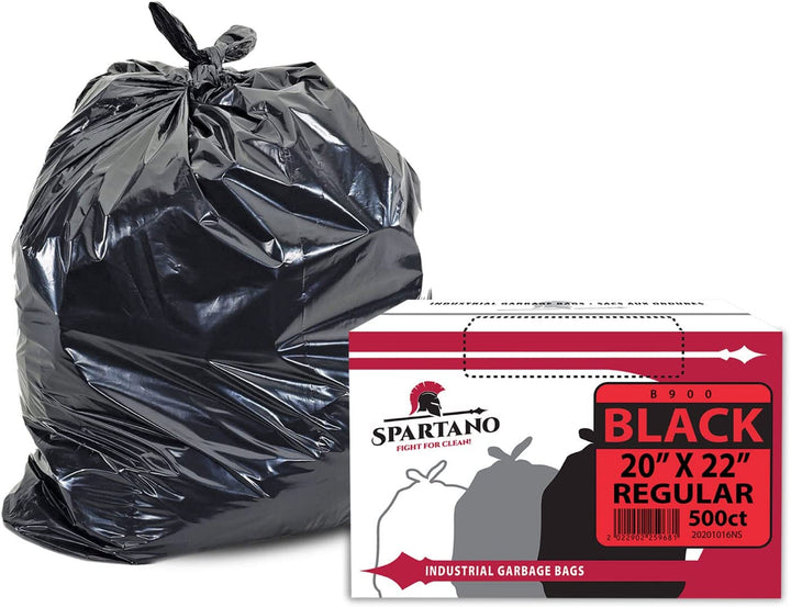 Spartano - Garbage Bags - Regular - Black - 20"x22"