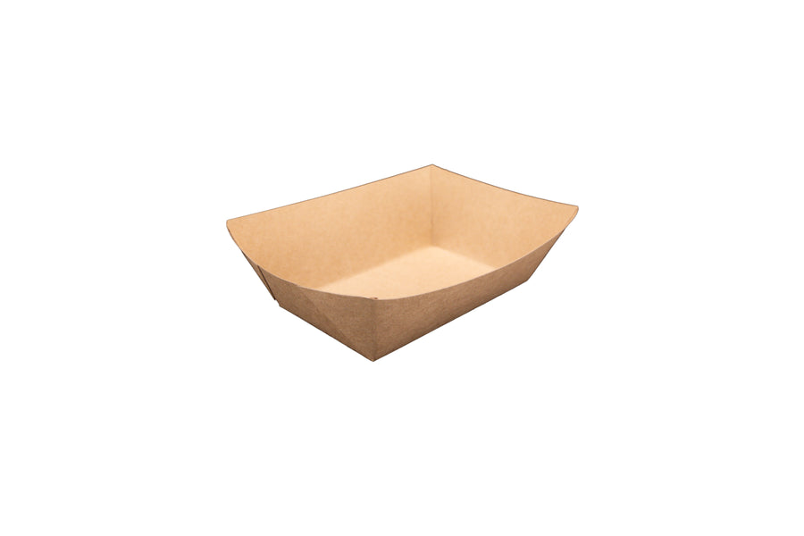 Tray Food Paper Natural Eco 3 lb. - 2 x 250 count - Southern Champi - Packaging and Accessories - Restaurant Supplies and Equipment - Canadian Distribution