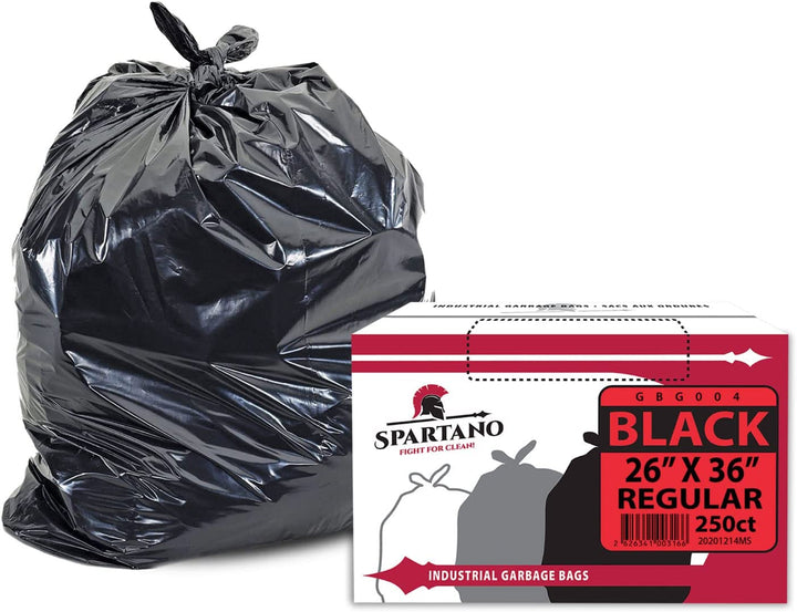 Spartano - Garbage Bags - Regular - Black - 26"x36"