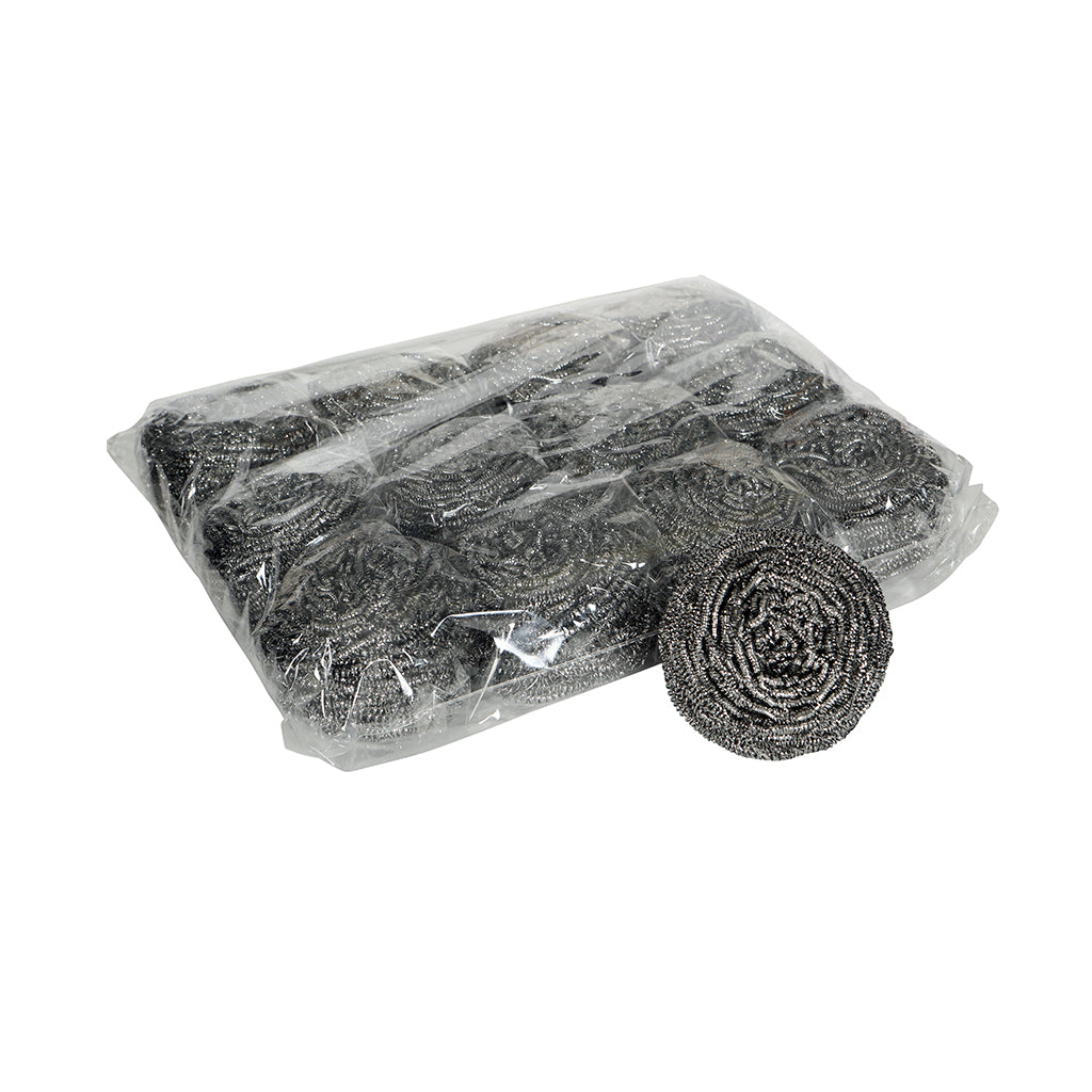 50 G Stainless Steel Scourer, 12 Pack - Sold By The Case
