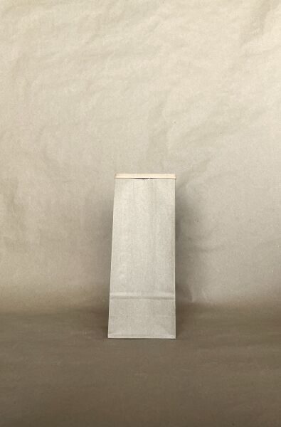 1lb Kraft Tin Tie Bag PLA Lined 4.25" x 2.5" x 10.5" 1000cs ASTMD6400