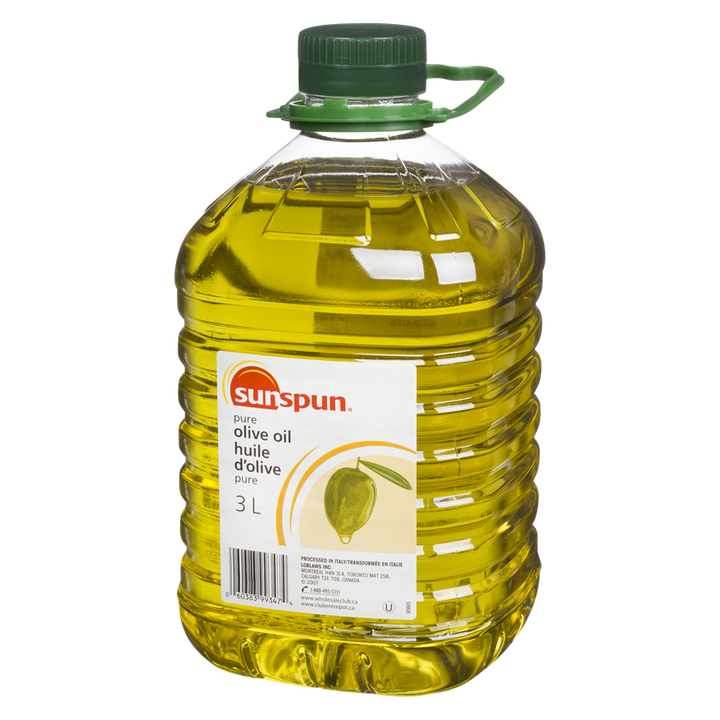 Sunspun - Pure Olive Oil - 3 L - Canadian Distribution