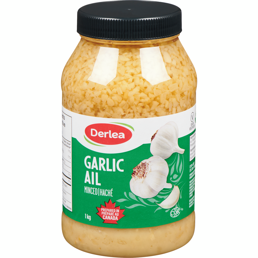 Derlea - Garlic, Minced - 1 kg - Canadian Distribution