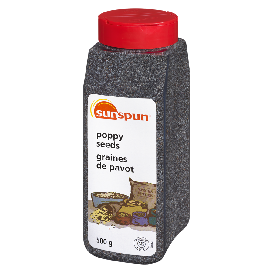 Sunspun - Poppy Seeds - 500 g - Canadian Distribution