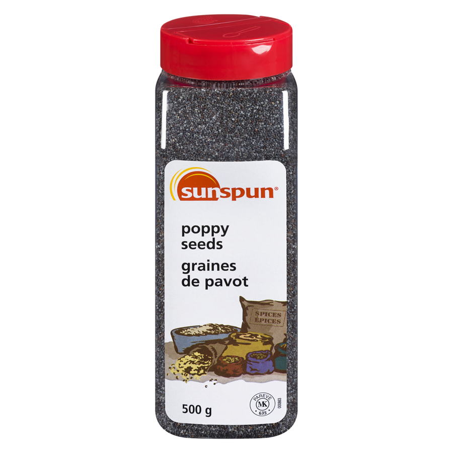 Sunspun - Poppy Seeds - 500 g - Canadian Distribution