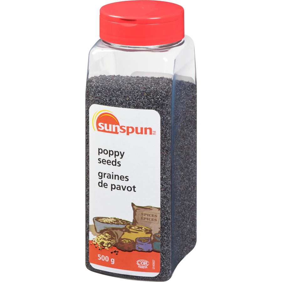 Sunspun - Poppy Seeds - 500 g - Canadian Distribution