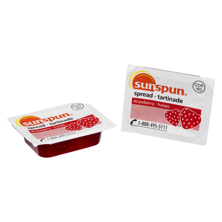 Sunspun - Strawberry Spread - Case - 200 x 10 ml - Canadian Distribution