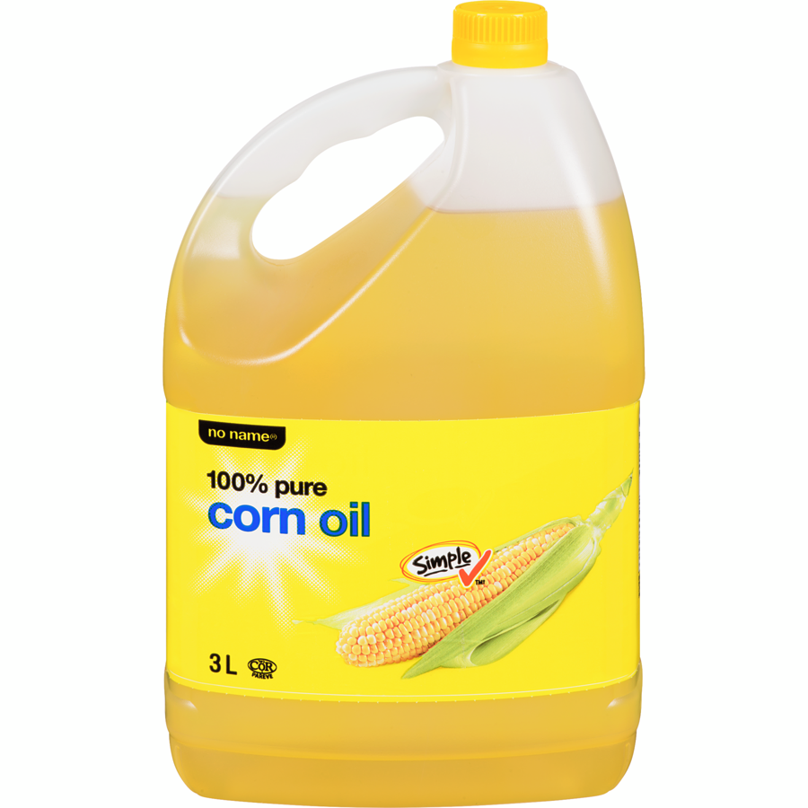 No Name - 100% Pure Corn Oil - 3 L - Canadian Distribution