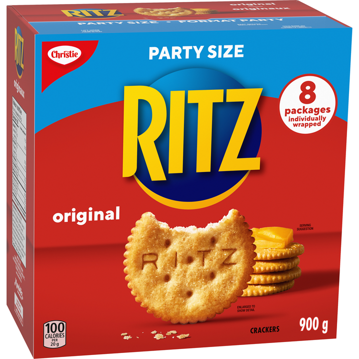 Christie - Ritz Original Crackers, Party Size - 900 g - Canadian Distribution