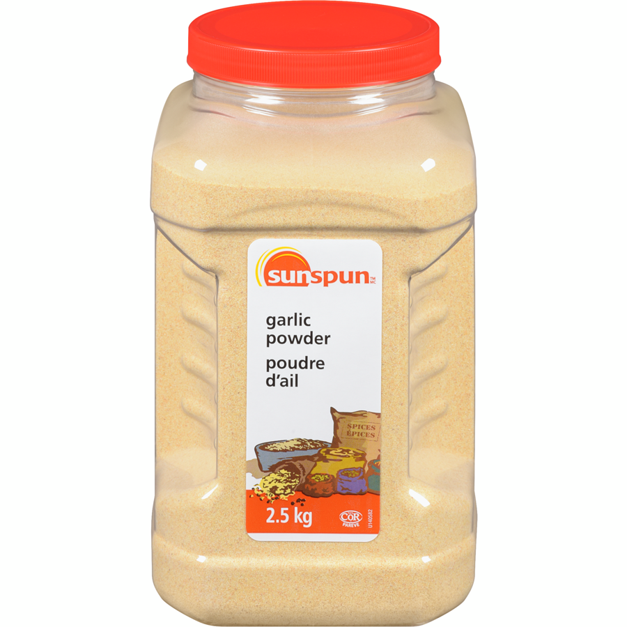 Sunspun - Garlic Powder - 2.5 kg - Canadian Distribution