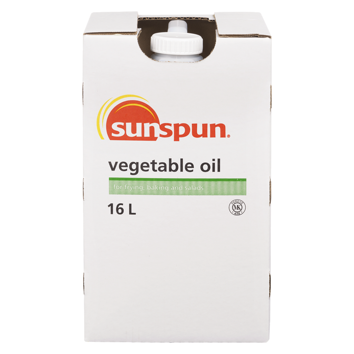 Sunspun - Vegetable Oil - 16 L - Canadian Distribution