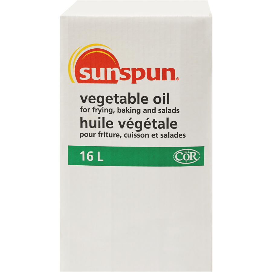 Sunspun - Vegetable Oil - 16 L - Canadian Distribution