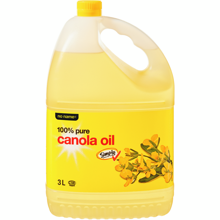 No Name - 100% Pure Canola Oil - 3 L - Canadian Distribution