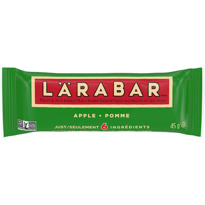 Larabar - Fruit & Nut Energy Bar, Apple, 16/pack - Case - 16 x 45 g - Canadian Distribution